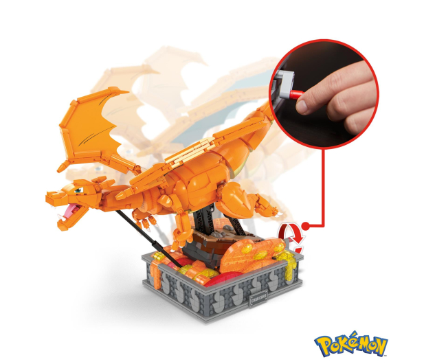 Mega Bloks Mega Construx Pokemon Mechaniczny Charizard - 1164409 - zdjęcie 3